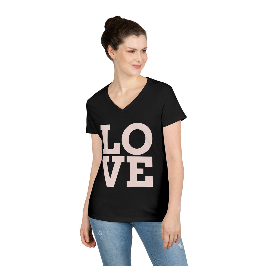 Stylish Ladies' V-Neck T-Shirt