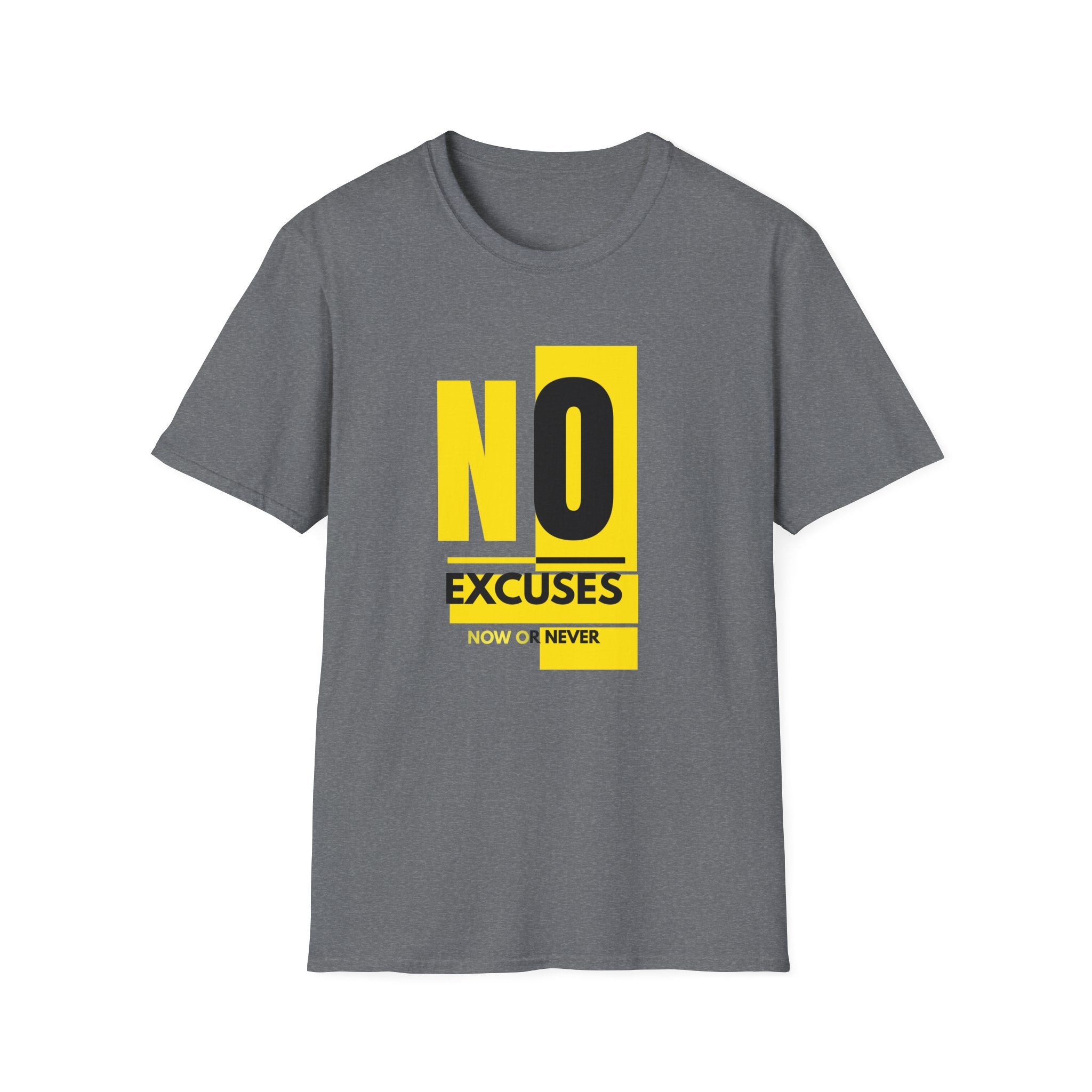 Motivational T-Shirt, No Excuses Tee