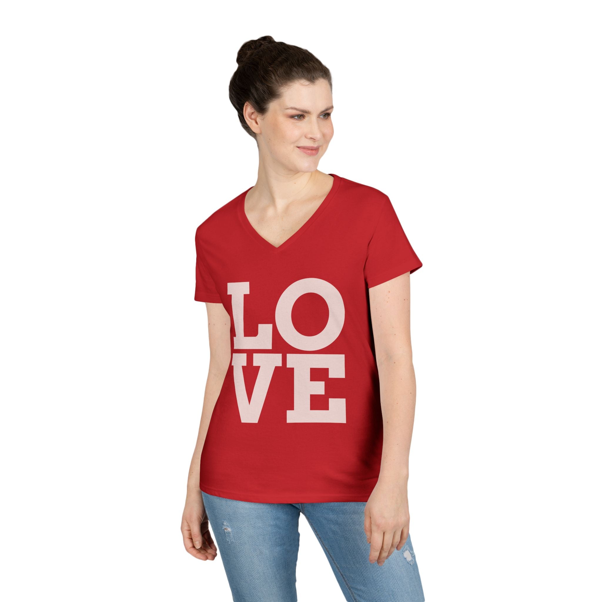 Stylish Ladies' V-Neck T-Shirt