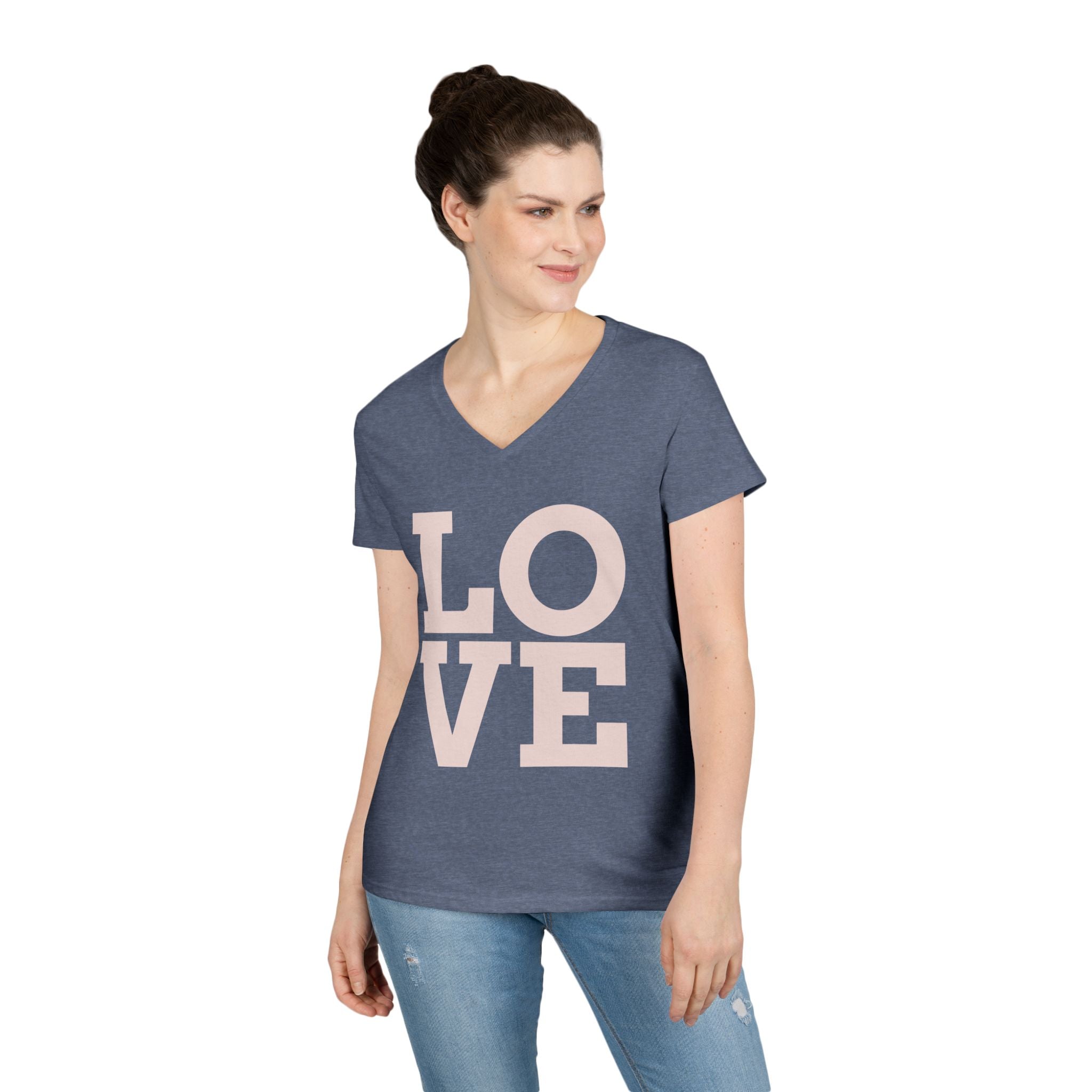 Stylish Ladies' V-Neck T-Shirt