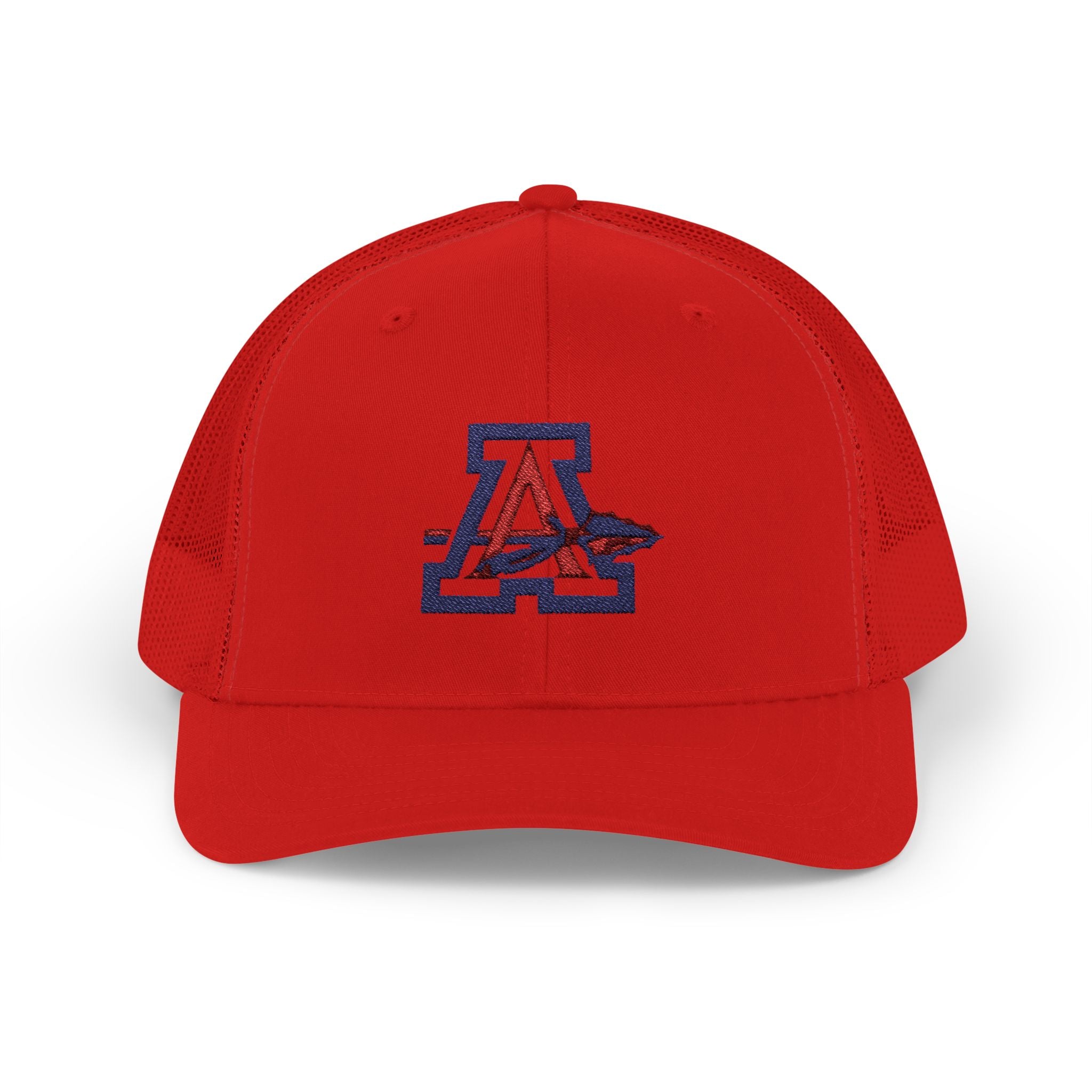 Red Truckers Cap 'A' Team - Snapback Mesh Hat Anacostia