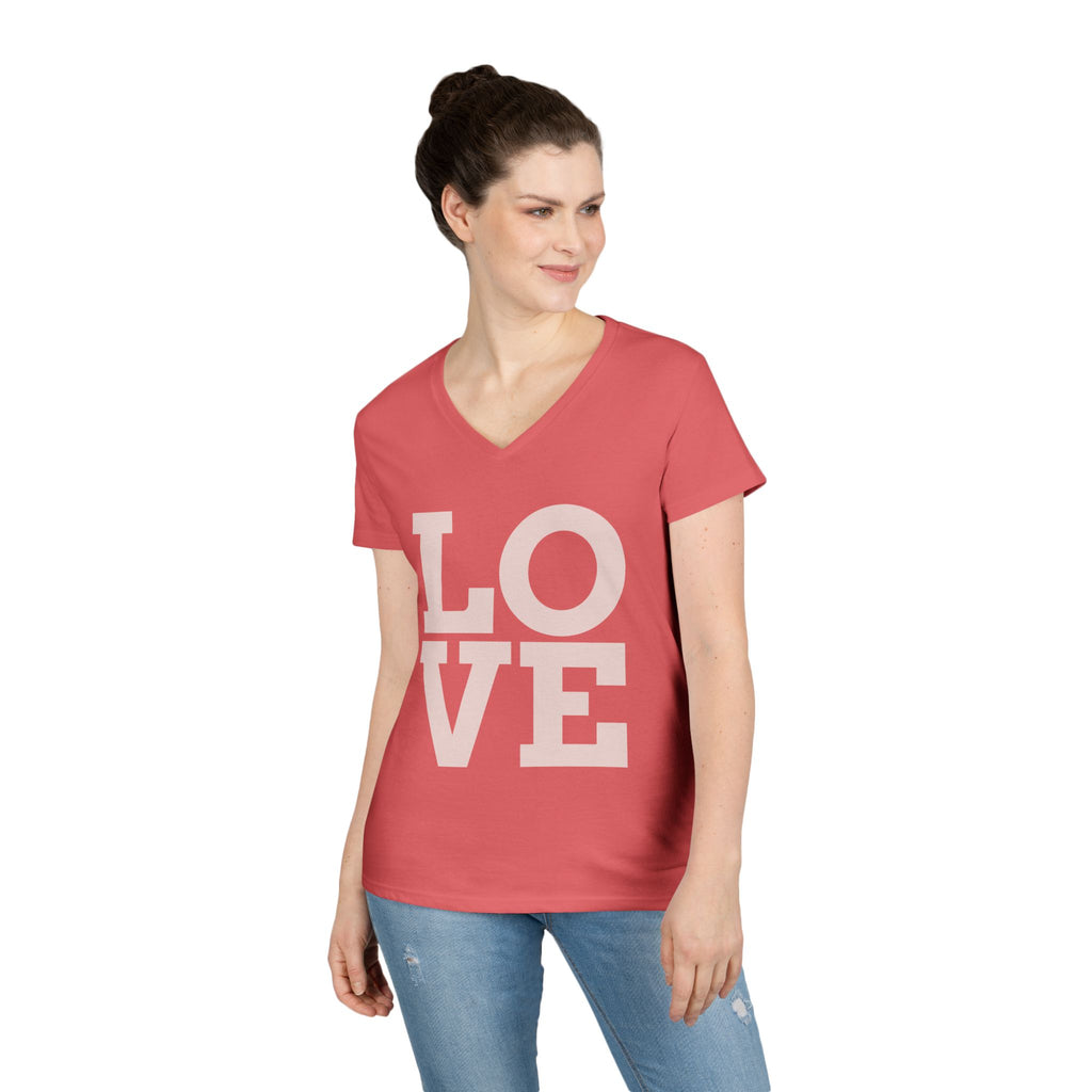 Stylish Ladies' V-Neck T-Shirt