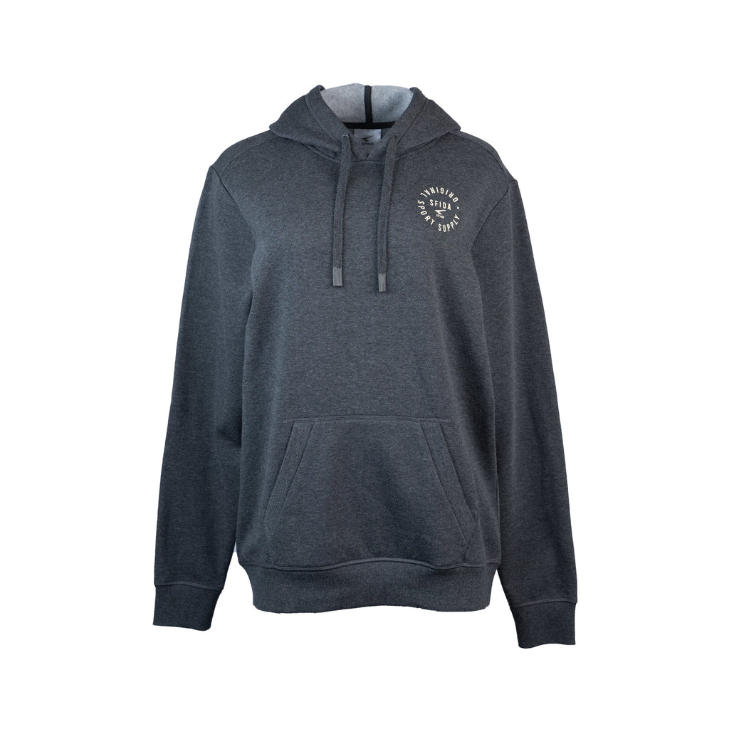 Mens Oakland Fleece Hoodie Charcoal