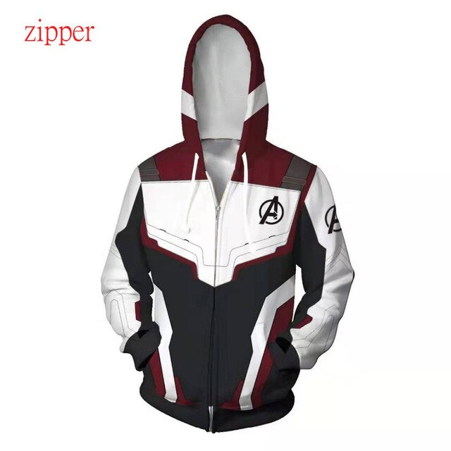 Marvel Mens Hoodies Zipper Sweatshirt 3D Hoodie