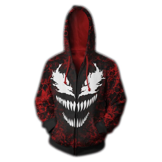 Marvel Mens Hoodies Zipper Sweatshirt 3D Hoodie