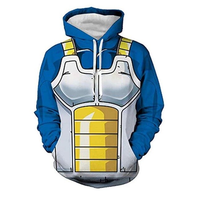 Mens Dragon Ball Hoodie 3D Sweatshirts Super Saiyan Goku
