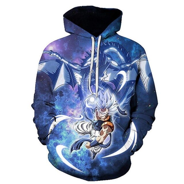Mens Dragon Ball Hoodie 3D Sweatshirts Super Saiyan Goku