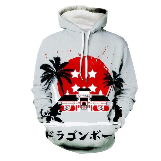 Mens Dragon Ball Hoodie 3D Sweatshirts Super Saiyan Goku