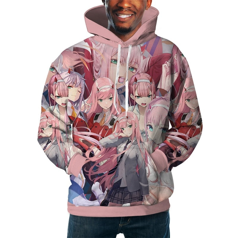 Men's Anime Hoodie 3D