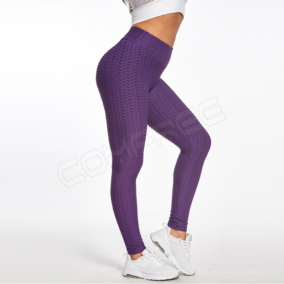 Seamless Sport Tights Scrunch Leggins
