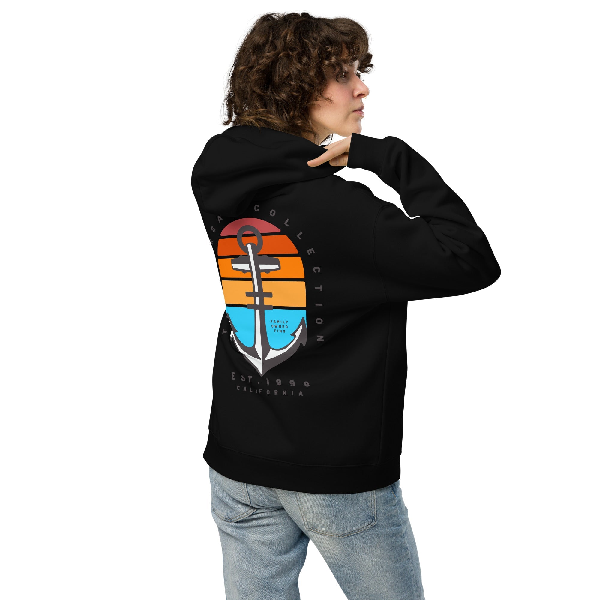 Womens DORSAL Anchors Away No Fade Pullover Hoodie