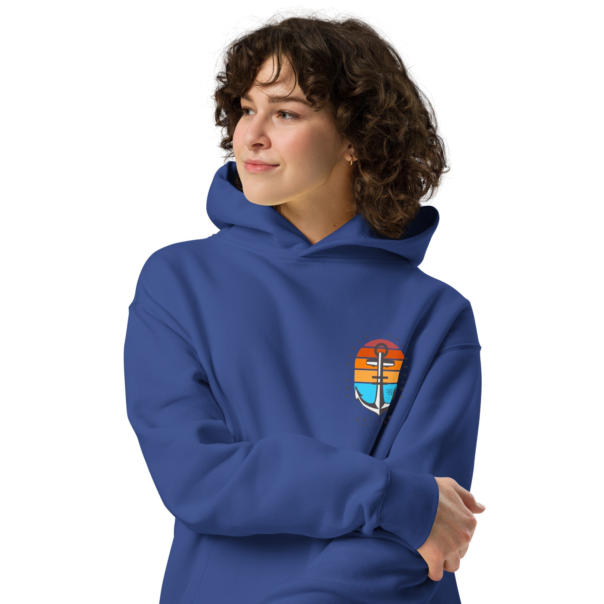 Womens DORSAL Anchors Away No Fade Pullover Hoodie