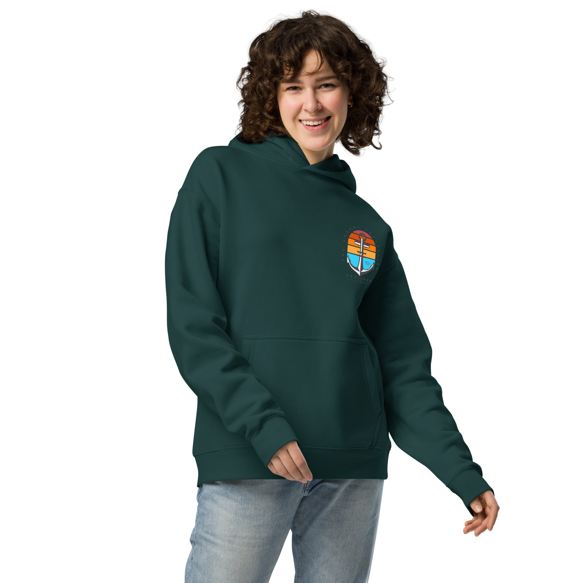 Womens DORSAL Anchors Away No Fade Pullover Hoodie